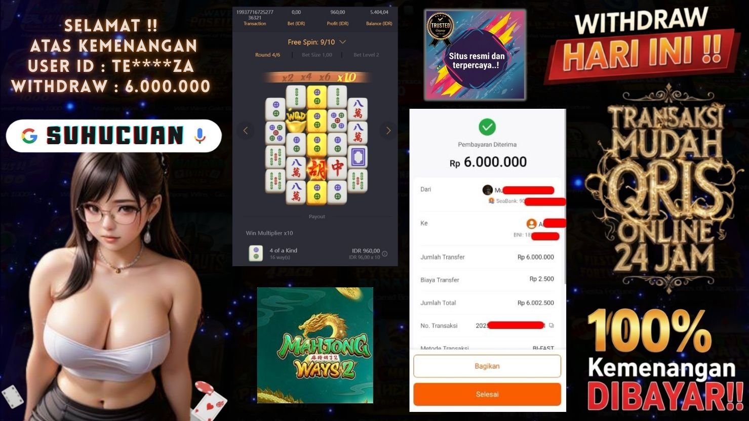 SUHUCUAN JACKPOT SLOT MAHJONG WAYS 2